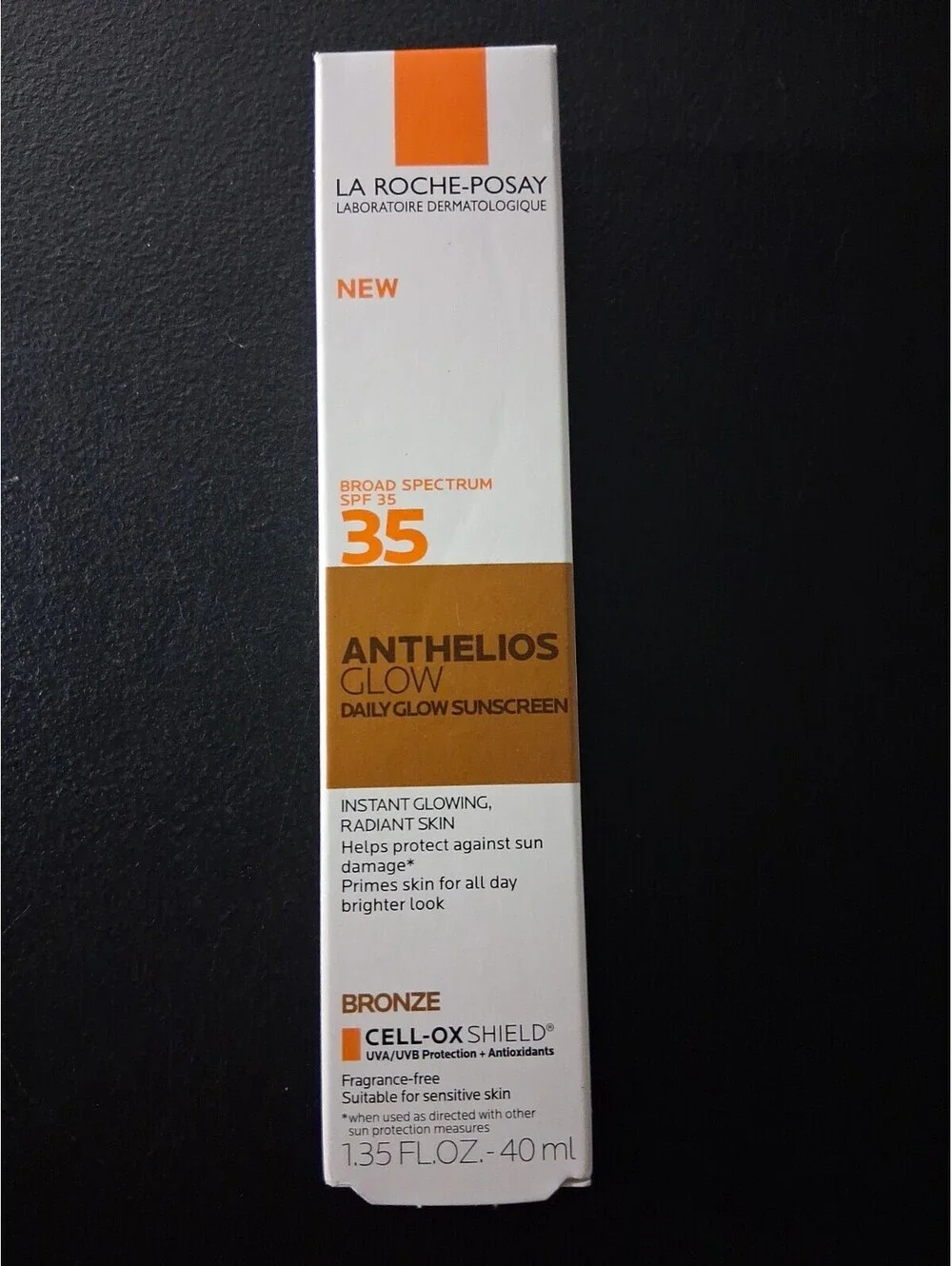 La Roche-Posay Anthelios Daily Glow Sunscreen SPF 35, Exp 11/27,   Bronze